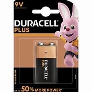 9V x 1 ST. DURACELL PLUS POWER (DURACELL  6LR61 / MN 1604)
